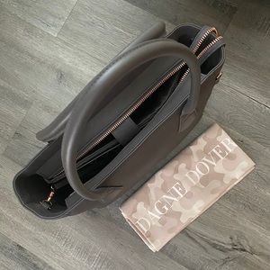 Dagne Dover Graphite Classic Signature Tote